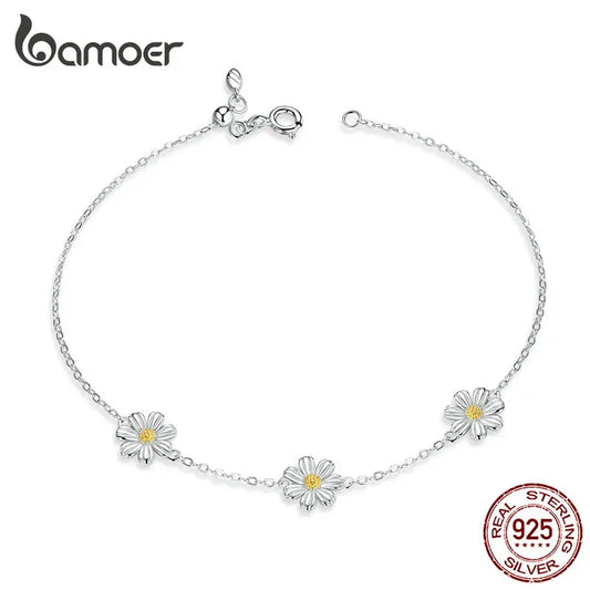 Daisy Flower Chain Bracelet