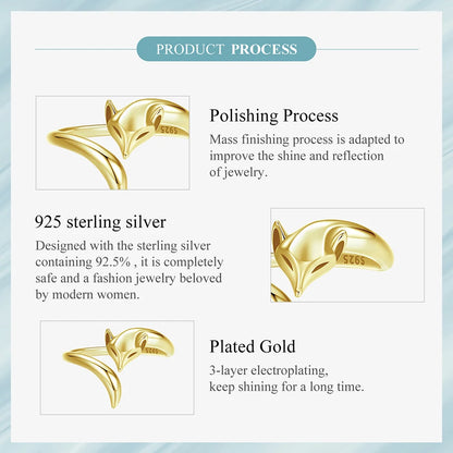 Fox Tail Adjustable Ring