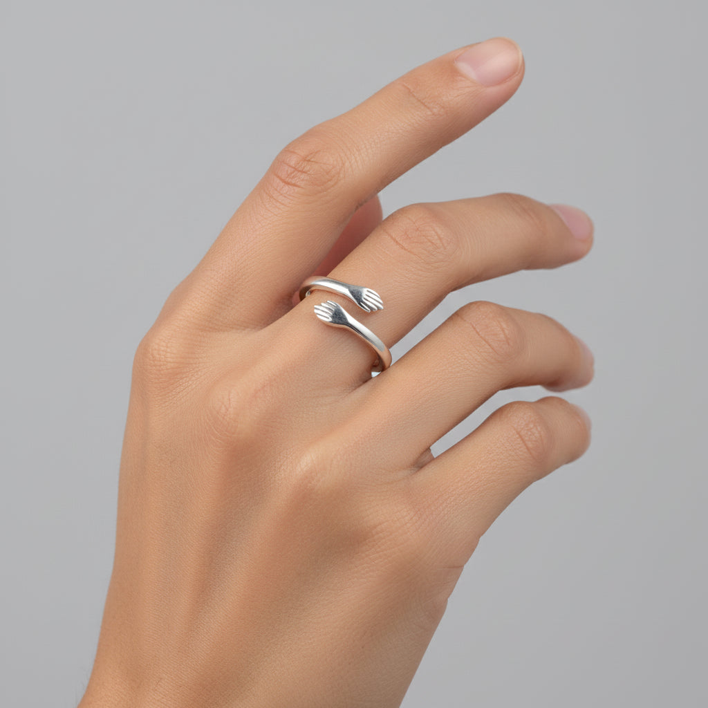 Hug Open Adjustable Ring