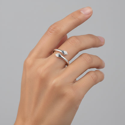 Hug Open Adjustable Ring