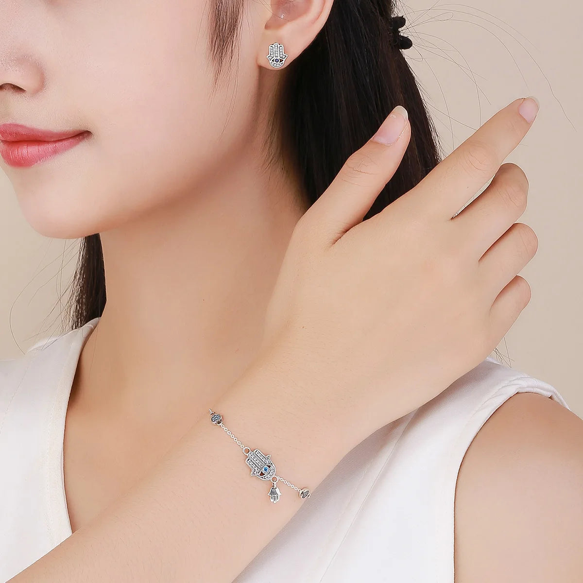 Fatima Hand Evil Eye Bracelet