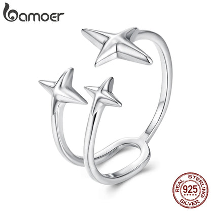 Starlight Three Stars Adjustable Ring
