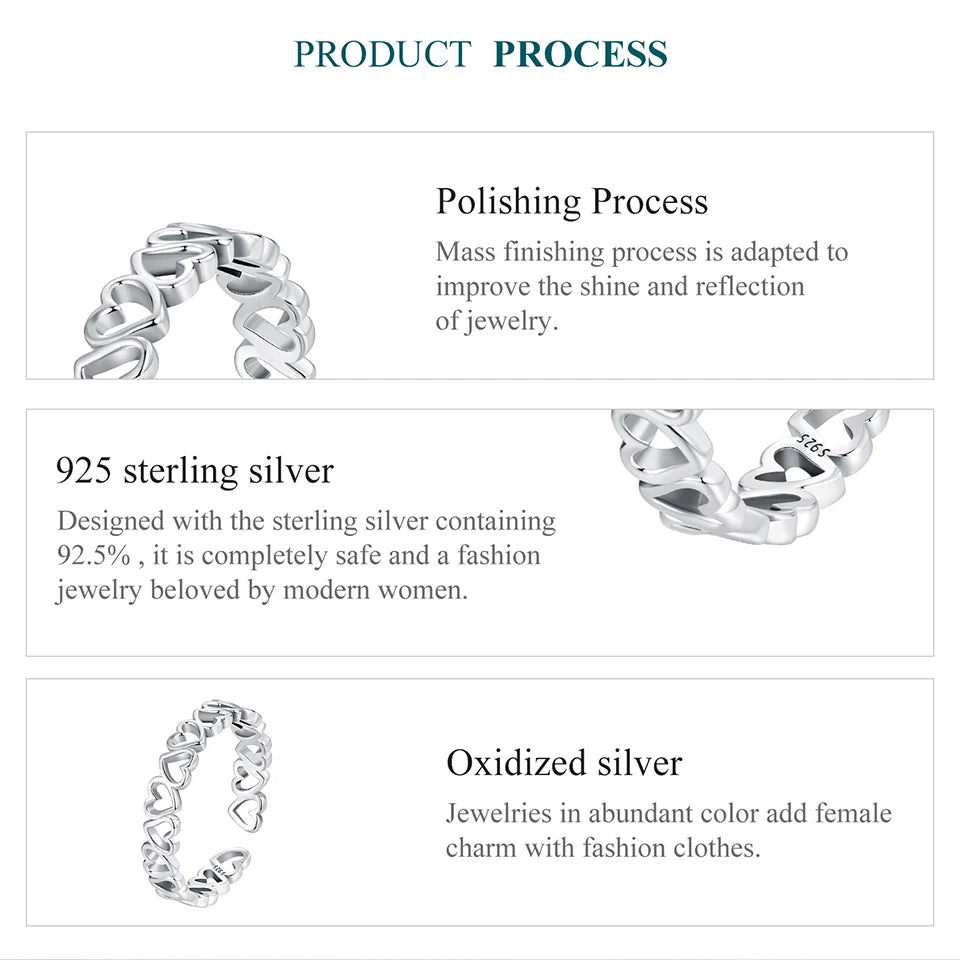 Love Heart Stackable Ring