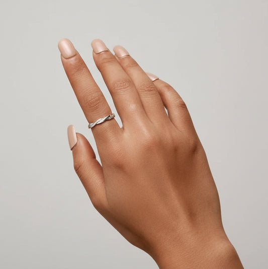 Twisted Vine Eternity Ring