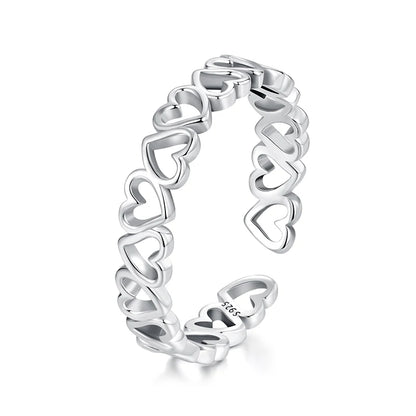 Love Heart Stackable Ring