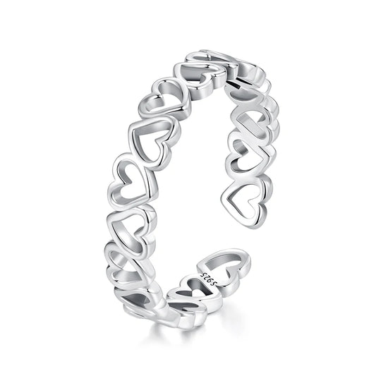 Love Heart Stackable Ring