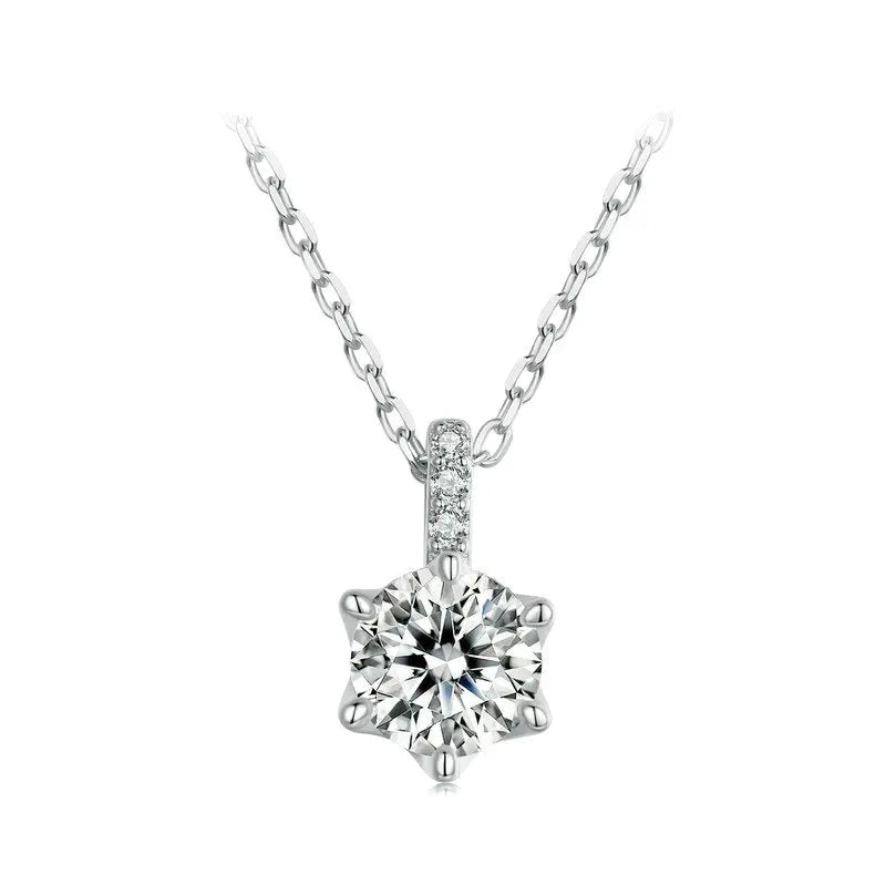 Heart Moissanite Pendant Necklace
