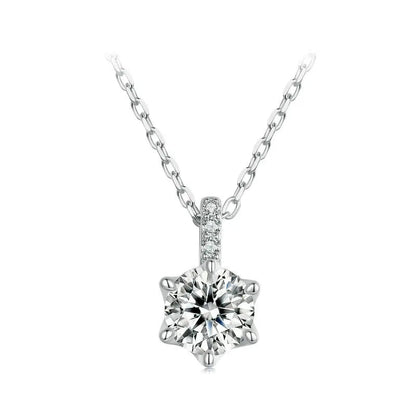Heart Moissanite Pendant Necklace