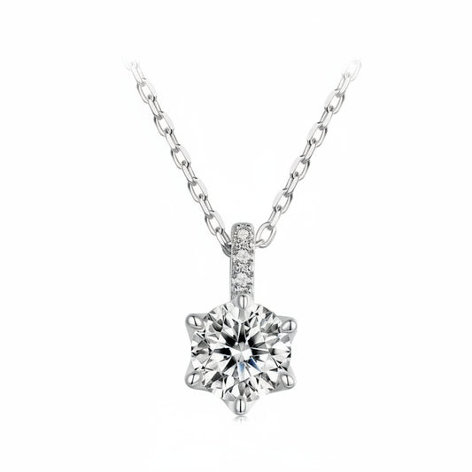 Heart Moissanite Pendant Necklace