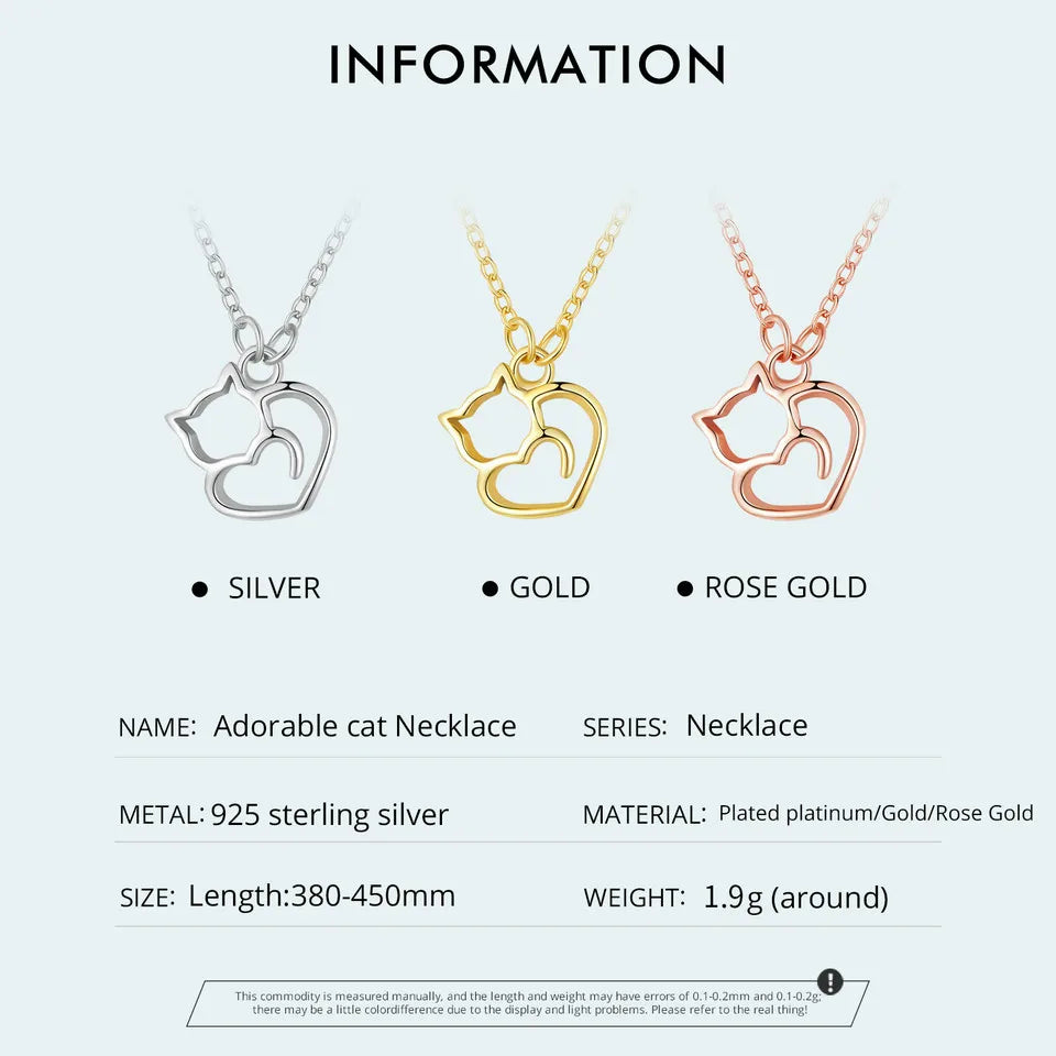 Cat Pendant Necklace