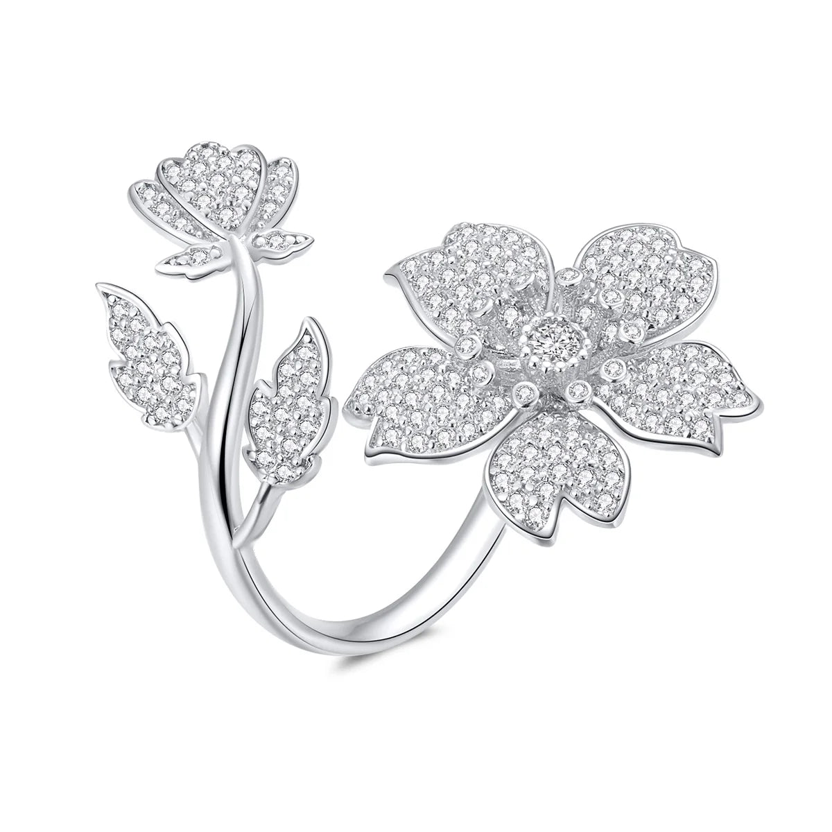 Sakura Flower Adjustable Ring