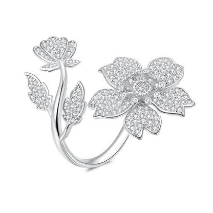 Sakura Flower Adjustable Ring