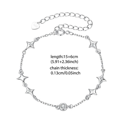 Starry CZ Chain Bracelet