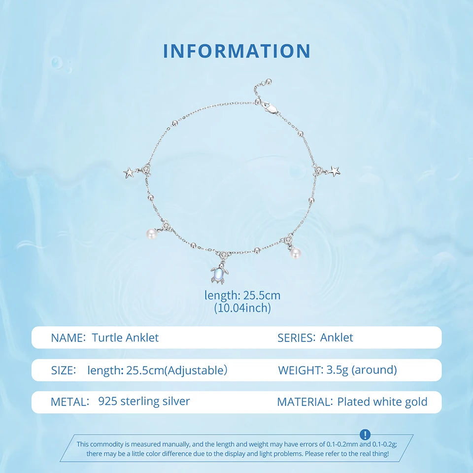 Turtle Snake Chain Anklet