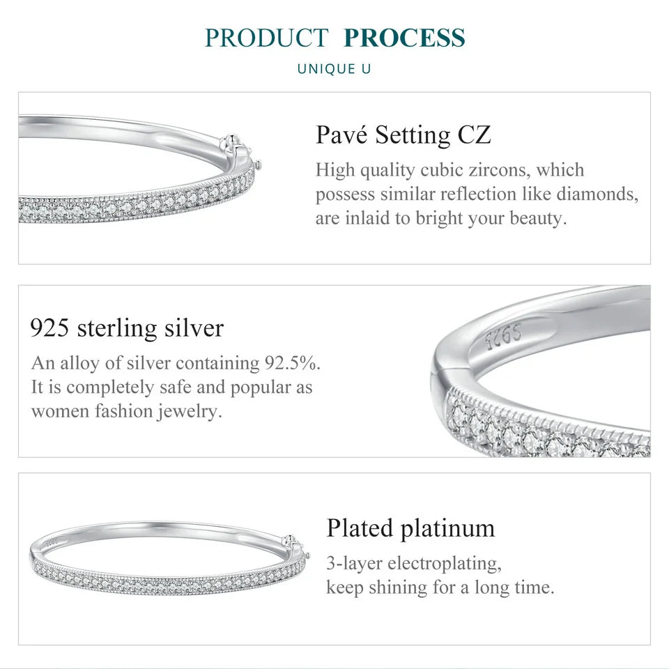 CZ Bangle Bracelet