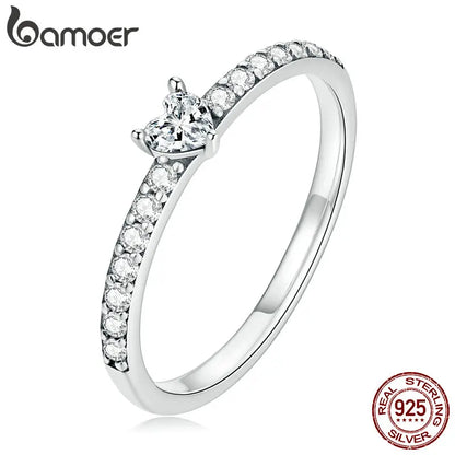 CZ Heart Promise Ring