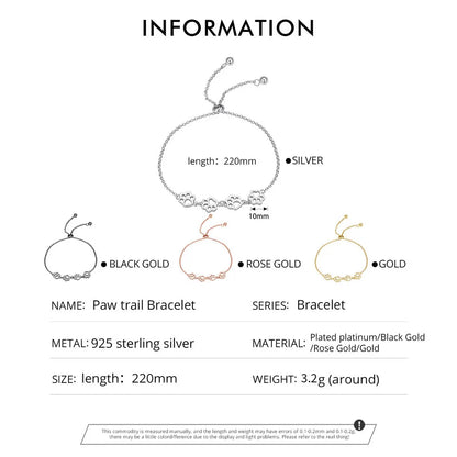 Cat Paw Print Bracelet