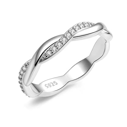 Twisted Vine Eternity Ring
