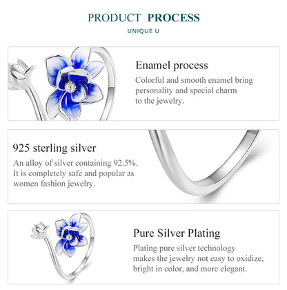 Lotus Flower Adjustable Ring