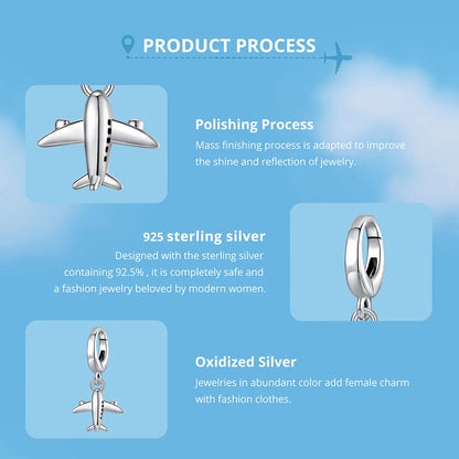 Airplane Travel Charm