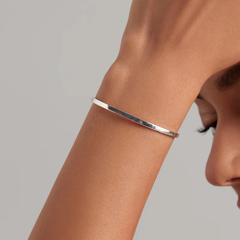 Engraved Courage Bangle