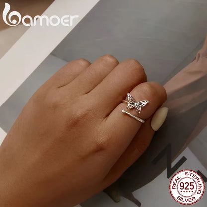 Adjustable Butterfly Ring